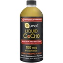 Qunol Liquid CoQ10 100mg, Assorbimento Superiore Supplemento naturale Forma di Coenzima Q10, Antiossidante per la salute del cuore, Ananas arancio aromatizzato, 60 Serve, 20.3 oz Bottiglia