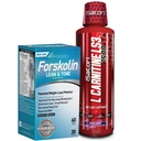 iSatori L-Carnitina LS3 Bacca mista 1500mg (32 Serve) & BioGenetic Labs Forskolin Lean & Tone