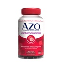 AZO Cranberry Urinary Tract Health Gummies Integratore alimentare 2 Gummies = Succo di mirtillo di vetro Aiuta a pulire Proteggere Gummie Natural Berrylicious Flavor, Non-GMO, 40 Conte