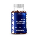 Supplemento Vitamatic Iron Gummies per le donne e gli uomini - 20mg Serving - 60 Vegan Gummies - Great Tasting Iron Gummy Vitamine con vitamina C (60 conteggio (pacchetto di 1))