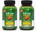 Irwin Naturals CLA Riduzione grassa del corpo magra - aiuta a ridurre il grasso corporeo e aumentare il tono muscolare - 80 Liquid Soft-Gels (Pack of 2)