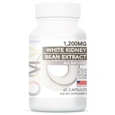 Formula Omvi, Supplemento di supporto per reni, White Kidney Bean Extract 1.200mg, Cleanse per reni per gli uomini e le donne, Supporto per la salute del tratto urinario normale, 60Capsules