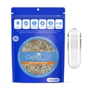 Capsuline Size 0 Empty Gelatin Capsule, Clear - 1000 Count | Gluten Free, Kosher, Non OGM Certified | Pure Bovine Pill Caps for DIY Supplement Filling - 1000