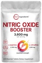 Nitric Oxide Integratori per Uomini & Donne 3.600mg, 240 Compresse Bisected | 80 Serve | Booster Nitrico Max Forza Ossido con L-Arginina & L-Citrullina | Muscle, Circulation & Heart Health Support