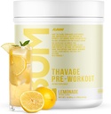 Polvere pre allenamento RAW, Thavage (Lemonade) - Chris Bumstead Integratore alimentare sportivo per gli uomini e le donne - Cbum Pre allenamento per lavorare fuori, idratazione, messa a fuoco mentale & energia - 40 Serve