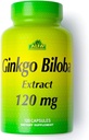 ALFA VITAMINS Ginkgo Biloba 120mg Supporta funzione cerebrale & supporto memoria - 120 capsule
