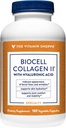 La Vitamina Shoppe Biocell Collagen II con Acido Ialuronico 1000mg - Promuove la pelle sana, Giunti & Cartilage - Supporta l'idratazione & Elasticità - per il benessere quotidiano (60 capsule vegetali)