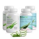 AloeCure Organic Aloe Vera Capsules Pack - 4 Pezzi - 2 x Aloe Vera Capsule, 2 x Probiotici + Enzimi