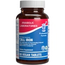 Supplemento di ferro a rilascio lento con vitamina C - Ferro ad alto assorbimento con vitamina C per le donne con Methyl B Complex per i massimi vantaggi - Stomach Friendly Vegan & Made in the USA - 60 Serve