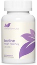 Integratore di Iodio di Potency Potassium - Potassium Iodide USP e Free Iodine Capsule 12.5mg Precise Dosage Blend - Capsule Alternativi al Supplemento di Lugol per l'energia tiroide e l'immunità (3 Mesi)