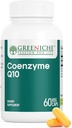 Greeniche Coenzyme Q10, 60 Caps, Alto assorbimento Coq10, Vegan, Gluten Free