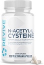 Revive MD NAC Supplemento per gli uomini e le donne - N-Acetyl Cysteine Supports Respiratory, Cardiovascular & Cellular Health - Antiossidante & Immune Support (120 Capsule, 60 Serve)