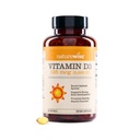 NatureWise Vitamin D3 5000iu (125 mcg) 1 anno di fornitura per il supporto immunitario, la funzione muscolare sana, e la salute di ossa - Non OGM, senza glutine in olio extra vergine di oliva biologico, (Mini Softgel), 360 conte