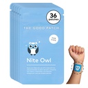 Il Buon Patch Nite Owl Patch, Naturale Sonno Patch Supporto per Kid Bedtime con Tart Cherry, Camomilla e Skullcap, Pianta Powered, Rilascio prolungato (36 Total Patches)