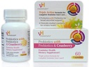 vH Essentials Probiotici con Prebiotici e Cranberry Feminine Health Supplement - 60 Capsule 1-Pack