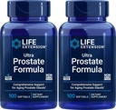 Life Extension Ultra Prostate Formula, 100 Softgels (Pack of 2) - Supplemento naturale per gli uomini