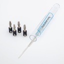 Coppia di filo d'argento puro 99,99% | Certificato | 9999 | 12 Gauge 4" | FromBora Colloidal Silver Generator Wire | Plus 4pcs Wire Holdings