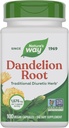 Radice di Dandelion di modo naturale, erba diuretica tradizionale*, Vegan Dandelion Root Capsule, 100 conte (Packaging May Vary)