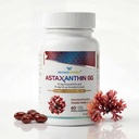 WELLNESS EXTRACT Astaxanthin 12mg Supplemento – Astaxantina AstaREALTM con GG-Gold® Geranylgeraniol & DeltaGold® Tocotrienols, Antiossidanti potenti per occhio, Skin & Heart Health Support – 60 Softgels