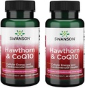 Swanson Hawthorn & Coq10 60 capsule di veg (2 Confezione)