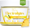 La mia avventura per adattare lo zucchero zero - polvere di elettroliti di ananas - Caffeina Free Energy con tutti gli ingredienti naturali - Vegan, Keto & Paleo - Miscela di bevanda di idratazione senza zucchero - 37 Serve