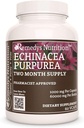 Alimentazione di Remedy Echinacea | 1.000 mg, 60 capsule vegane Integratore alimentare di erbe | Fornitura di due mesi