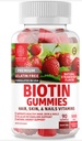 Nutrizione Uno Nutrizione N1N Premium Biotin Gummies 5000mcg [High Potency, 90 Gummies] per capelli sani, pelle e unghie per adulti e bambini, Vegan, Non OGM, Pectin Based
