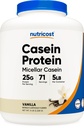 Polvere proteica della caseina di Nutricost 5lb Vanilla - Caseina micellare, senza glutine, non OGM