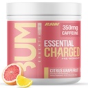 Polvere pre-allenamento RAW, Essential CHARGED (Citrus Grapefruit) - Supplemento pre-allenamento per gli uomini, le donne - Supporta Focus, Mood, Performance - Caffeina, Alpha-GPC, L-Citrulline, Beta Alanine (25 Servings)