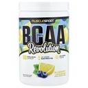 Musclesport BCAA Revolution Aminoacido Powder Supplement per gli uomini e le donne - Intra Workout Training Complex - Supplemento di recupero (Blueberry Lemonade, 30 Servings)