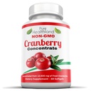 Cranberry non OGM Concentrato da 12.600mg - Triple Strength Softgels - Pillole facili da ingoiare per uomini e donne, 1 bottiglia