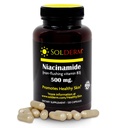 Niacinamide Non-Flushing Vitamina B3 Supplemento | Compresse di vitamina Niacinamide senza glutine e senza glutine con involucri di cellulosa vegetale | Promuove la pelle sana | 120 capsule | 500mg