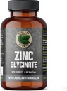 Zinc Glycinate 23 mg Supplemento - 60 Vegan Caps by Pure Lab Vitamins - Amino Acid Salt for Healthy Skin & Nails - Supporta il sistema immunitario, la prostata, la visione - Made in Canada