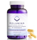 1650mg L-Glutathione Complex con acido ialuronico, acido lipoico alfa, HIPS rosa, vitamina E & Riboflavin – Supporto antiossidante, perfetto per ottenere un Glow di vacanza, Made in USA – 90 Capsule