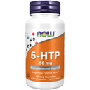 NOW Integratori alimentari, 5-HTP (5-idrossitriptofano) 50 mg, Supporto neurotrasmettitore*, 90 capsule di Veg