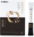 [Black & White Immune D] Ginseng nero coreano e Platycodon bianco, Estratto di Panax Ginseng asiatico, Integratori energetici, Supporto immunitario, Ginseng Honey Sticks