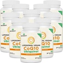 1000mg Liposomal CoQ10 Ubiquinol, 600 Vegan Softgels, High Absorption Ubiquinol CoQ10 Supplemento, Forma antiossidante attiva di Coenzyme Q10 per la funzione di cuore & produzione di energia