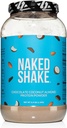 Naked Shake - Polvere di proteina di mandorle di cacao al cioccolato - Proteine a base di piante aromatizzate da aziende agricole statunitensi e canadesi con olio MCT, senza glutine, senza soia, senza OGM o dolcificanti artificiali - 30 Serve