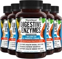 FarmHaven Enzimi Digestivi con 18 Probiotici & Erbe | Papaya, Bromelain, Protease & More per Assorbimento Lattosio & Migliore Digestione | Aiuta Bloating, Gas, Costipazione | Vegetariano, 300 Capsule