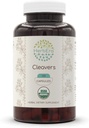 HerbEra Cleavers USDA Organic 120 Capsule | Natural Herbal Supplement | Capsule Vegetariani Organici Certificati e Organic Cleavers (Galium aparine) Erbe secca (120 Capsule)