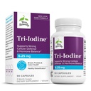Terry Naturally Tri-Iodine - Sostenere la salute della tiroide - aiuta l'equilibrio dell'ormone con l'iodio molecolare da Kelp - Caratteristiche Idiota di potassio & Sodium - Brain & Energy Support - 6.25mg, 90 Capsule