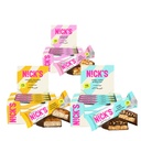 Nick's Sampler Pack Swedish Style Protein Bars, Keto Friendly Snack Bars, Non Aggiunto Zucchero, Collage 5g, Barretta proteica a basso carbo, Barra bassa di zucchero di sostituzione, Keto Snacks, 36-Paese