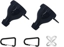 2Piece Protein Powder Funnel Set con le palline della bottiglia di Shaker e il contenitore portatile del diffusore dei portachiavi per i supplementi e le compresse Ideale per il viaggio di fitness e il contenitore della polvere della proteina di On-The-Go