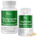 DR VITAMINA SOLUZIONI Bruciatore grasso termogenico & Pillole di perdita di peso di notte per le donne, Trimmer e integratori per Bloating per le donne & uomini, 120 capsule