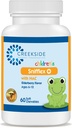 Creekside Naturals Snifflex, Children's Sinus & Respiratory Support, Elderberry for Immune Health, Pediatrician Formulato con NAC, Quercetin & Bromelain, Zero Sugar, Vegan, 60 Soft Chewables