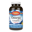 Carlson - Omega Complete Gems, Omega-3-6-9, Wild Caught, Sostenibilmente Sourced, Heart Health, Joint Function & Immune Support, 180 Softgels