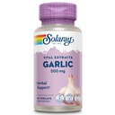 SOLARAY Aglio Supplemento 500mg, Vegan, Estratto di aglio inodore, tradizionalmente utilizzato per la salute del cuore e il supporto immunitario, Vegan, Odor Free, Lab verificato, 60 giorni di garanzia, 60 Serv, 60 VegCaps Enteric