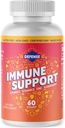 Supplemento per gli adulti | 30 giorni di alimentazione | Booster immunità per gli uomini e le donne con vitamina C, zinco, sambuco e vitamina D3, aumento giornaliero di antiossidante, non OGM, senza glutine |