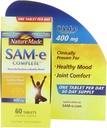 SAM-e Completo 400 mg. Tablet (Helps Support Healthy Mood & Joint Comfort) Valore Dimensioni 60 ct