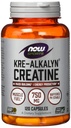NOW Alimenti Kre-Alkalyn Creatina - 120 capsule